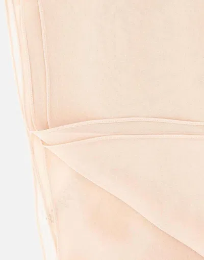 Max Mara Rectangular Scarf In Neutral