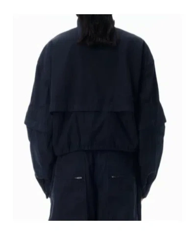 Alexander Wang Short Work Jacket In Blue