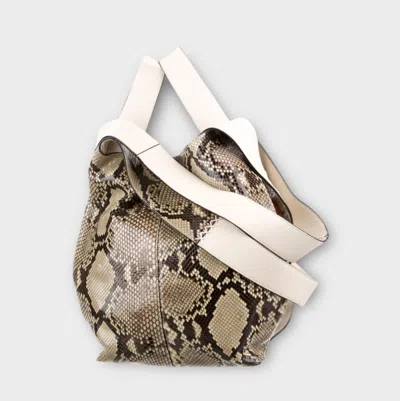 Loewe Patterned Shoulder Bag In Brown