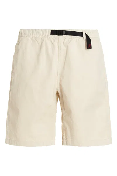 Gramicci Belted Elasticated Shorts In White