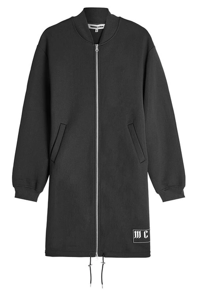 Mcq By Alexander Mcqueen Mcq Alexander Mcqueen - Long Jersey Bomber Jacket  In Darkest Llack