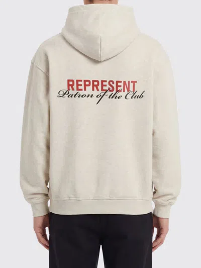 Represent Classic Hoodie With Front Kangaroo Pocket And Adjustable Drawstring In Yellow