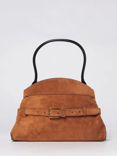 Marc Jacobs The Suede Dakota Satchel Bag In Yellow