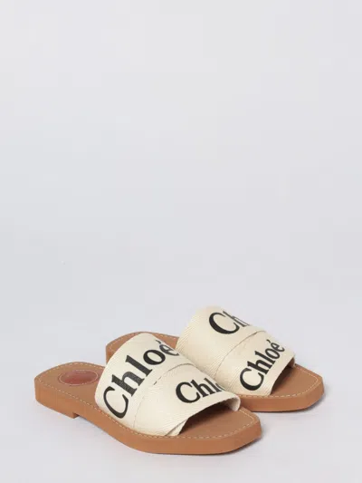 Chloé Burberry Multicolor Suede And Leather Sneakers In White
