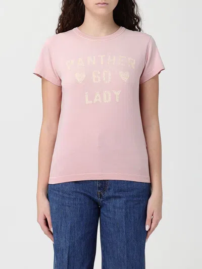 Valentino Garavani Printed Cotton T-shirt Clothing In Pink