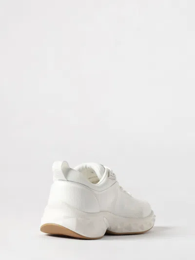 Jimmy Choo Solid Color Sneakers In White