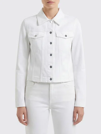 Dondup Collared Button Jacket In White