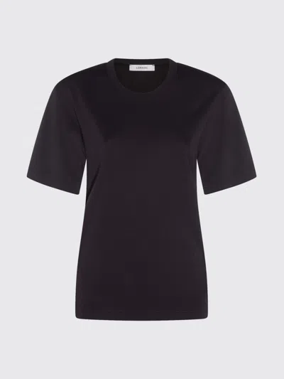 Lemaire Basic Crewneck T-shirt In Blue