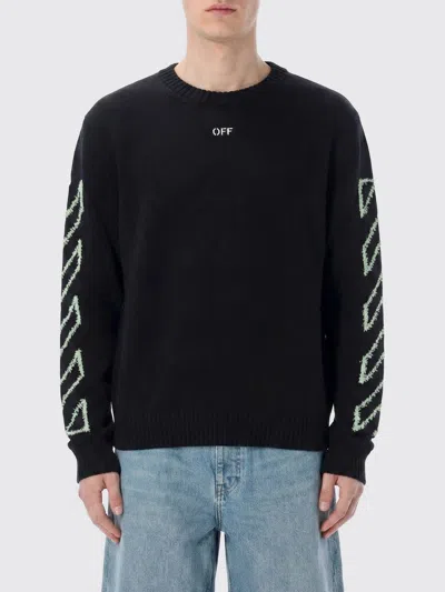 Off-white Sweater Men In Black