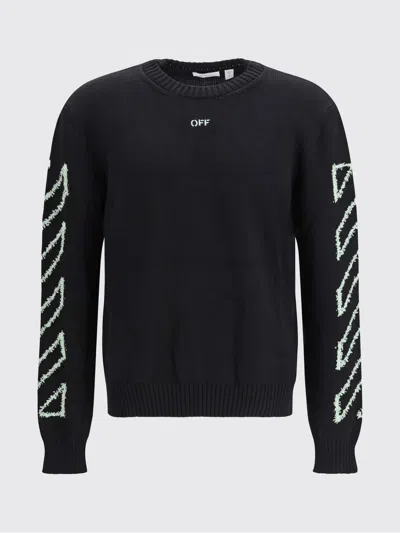 Off-white Sweater Men In Black