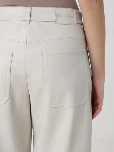 Max Mara Pants Woman  In White