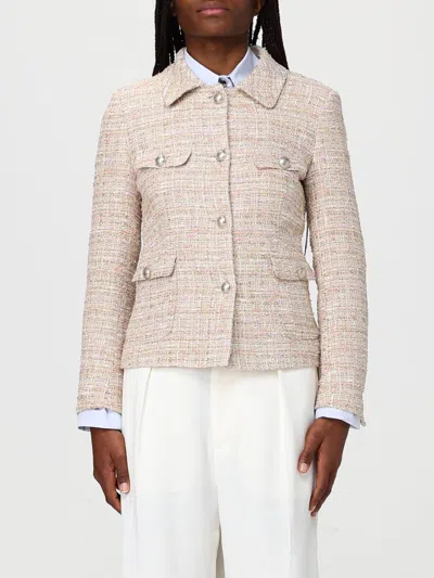 Tagliatore India Button Pocket Jacket In Neutral