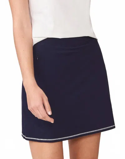 Spartina 449 Jersey Skort In Navy In Blue