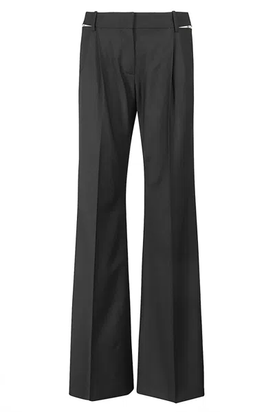 Anna October Tailored Flared Trousers In Black