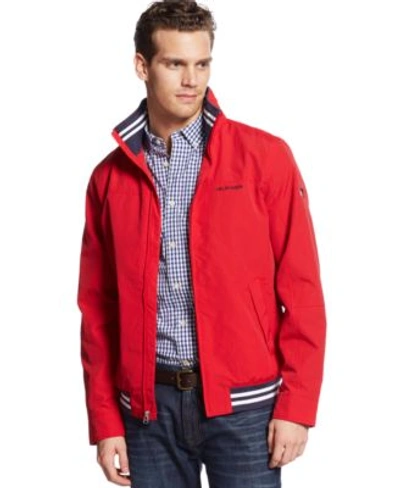 Tommy Hilfiger Men's Regatta Jacket, Created For Macy's In Racing Red |  ModeSens