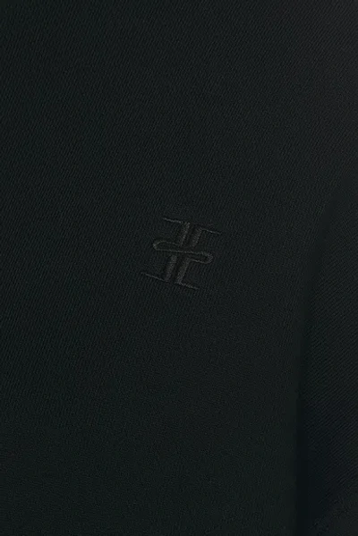 Éterne Oversized Half Zip Sweatshirt In Black