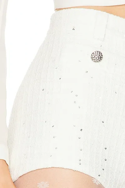 Alessandra Rich Mini Short In Pattern