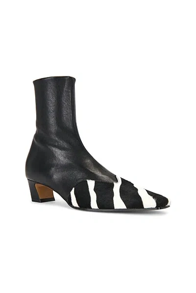 Khaite Nevada Ankle Stretch Boot In Black