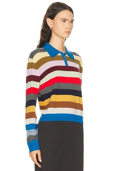 Leset James Polo Multistripe In Multi