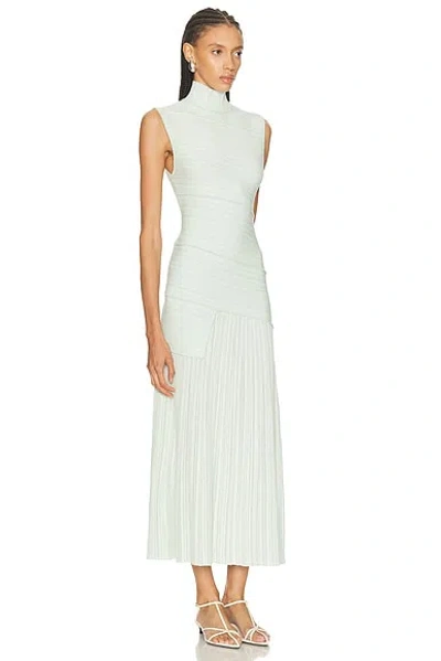 Proenza Schouler Federica Layered Ribbed-knit Midi Dress In White