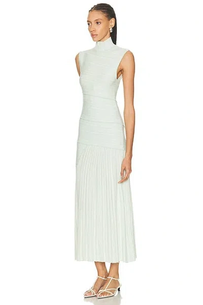 Proenza Schouler Federica Layered Ribbed-knit Midi Dress In White