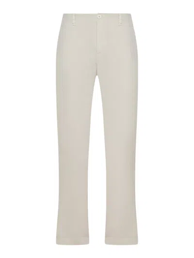 Transit Regular-fit Linen Trousers In White