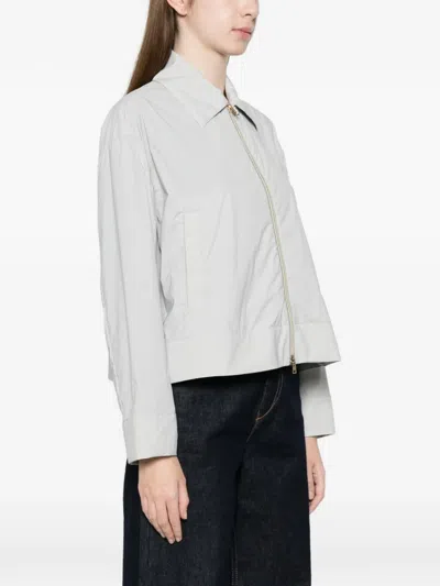Herno Zip-up Jacket In Gray