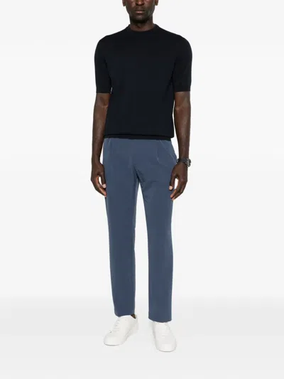 Herno Elasticated Trousers In Blue