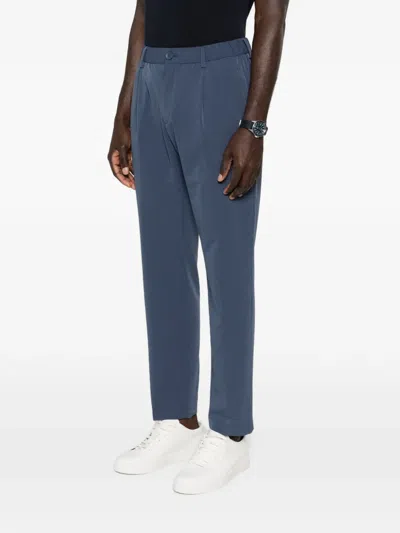 Herno Elasticated Trousers In Blue