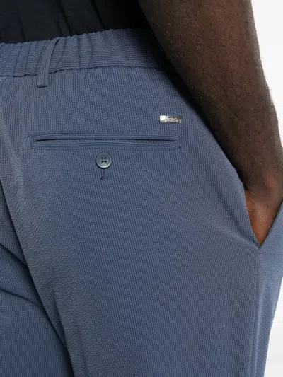 Herno Elasticated Trousers In Blue