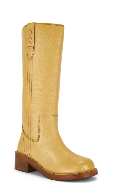 Free People Blaze Pull On Boot In Yellow