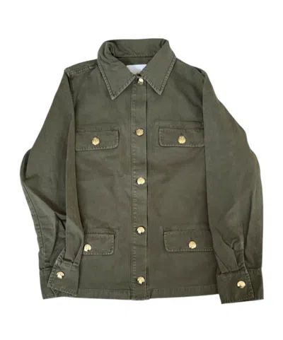 Anine Bing Long Sleeve Jacket In Green