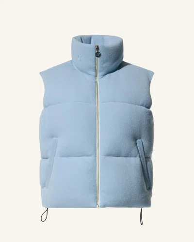Perfect Moment Rich Blue Padded Down Trekking Vest