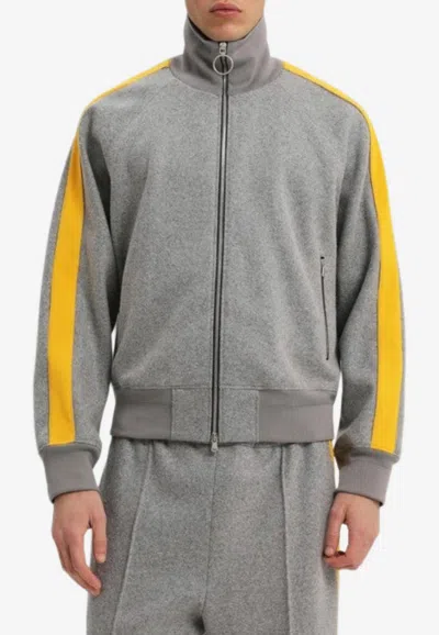 1989 Studio Side Stripe High Collar Ribbed Cuffs In Gray
