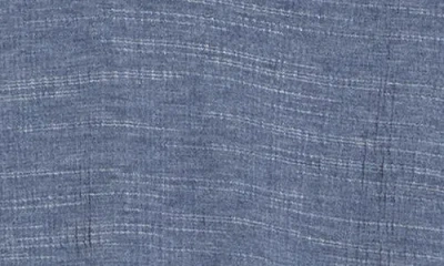 Max Studio V-neck Side Cinched Top In Blue