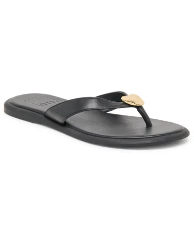 Dolce Vita Jaina Embellished Flip Flop In Black