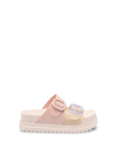 Melissa Cozy Buckled Platform Sandals In Multi