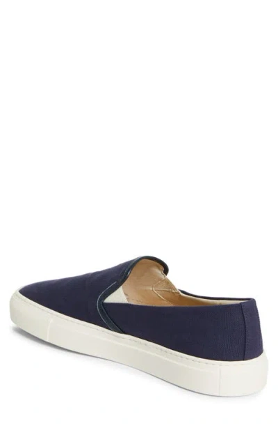 Common Projects Minimal Low Profile Slip-on Sneaker In Blue