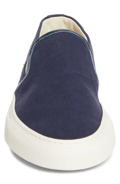 Common Projects Minimal Low Profile Slip-on Sneaker In Blue