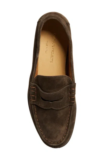 Common Projects Premium Leather Loafers In Brown