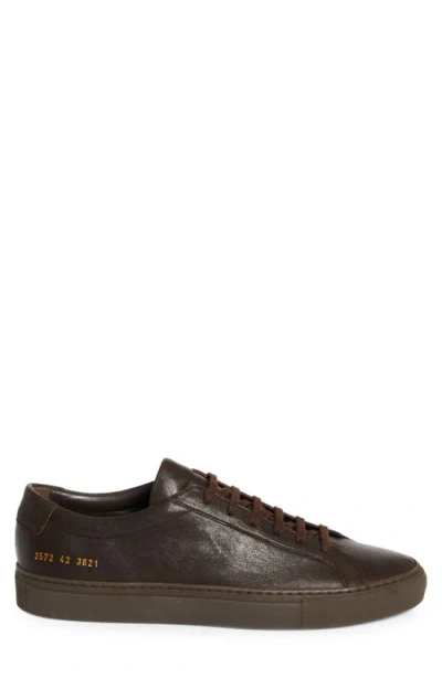 Common Projects Achilles Premium Sneaker In Brown