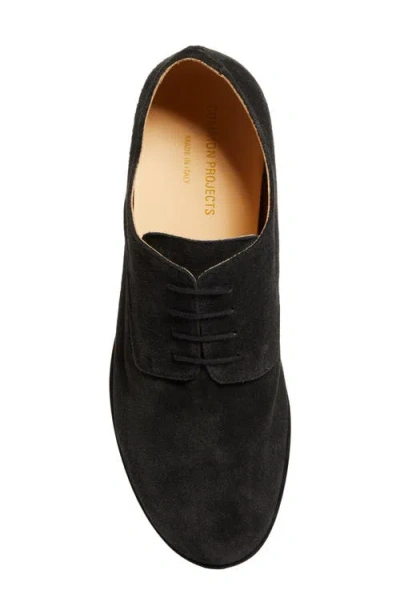 Common Projects Soft Plain Toe Derby In Black