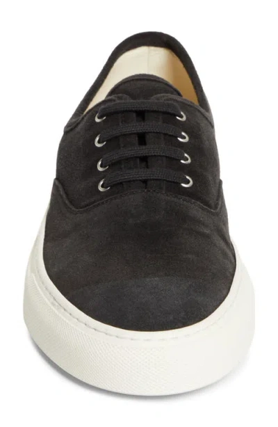 Common Projects Four Hole Slip-on Sneaker In Black