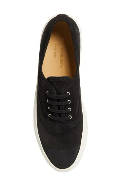Common Projects Four Hole Slip-on Sneaker In Black