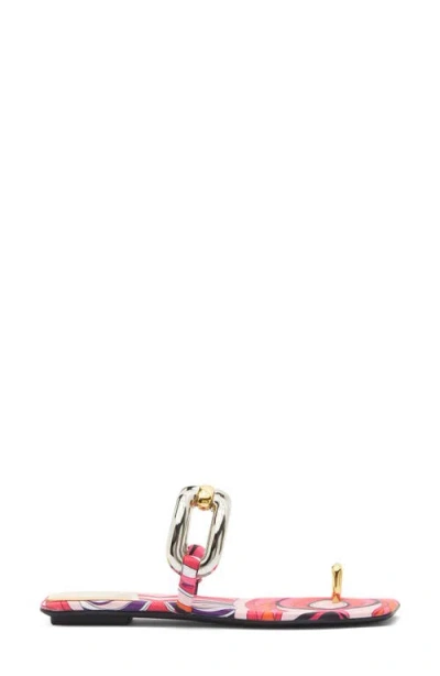 Jeffrey Campbell Guilded 2 Flat Sandal In Multi