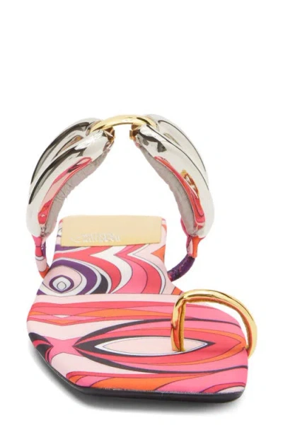 Jeffrey Campbell Guilded 2 Flat Sandal In Multi