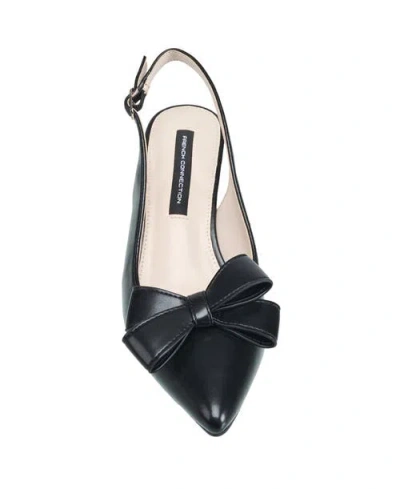French Connection Brinton Oversized Bow Kitten Heel In Multi
