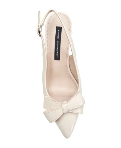 French Connection Brinton Oversized Bow Kitten Heel In Multi