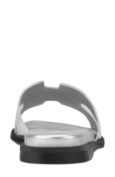 Dkny Columba Slide Sandal In Silver