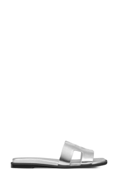 Dkny Columba Slide Sandal In Silver